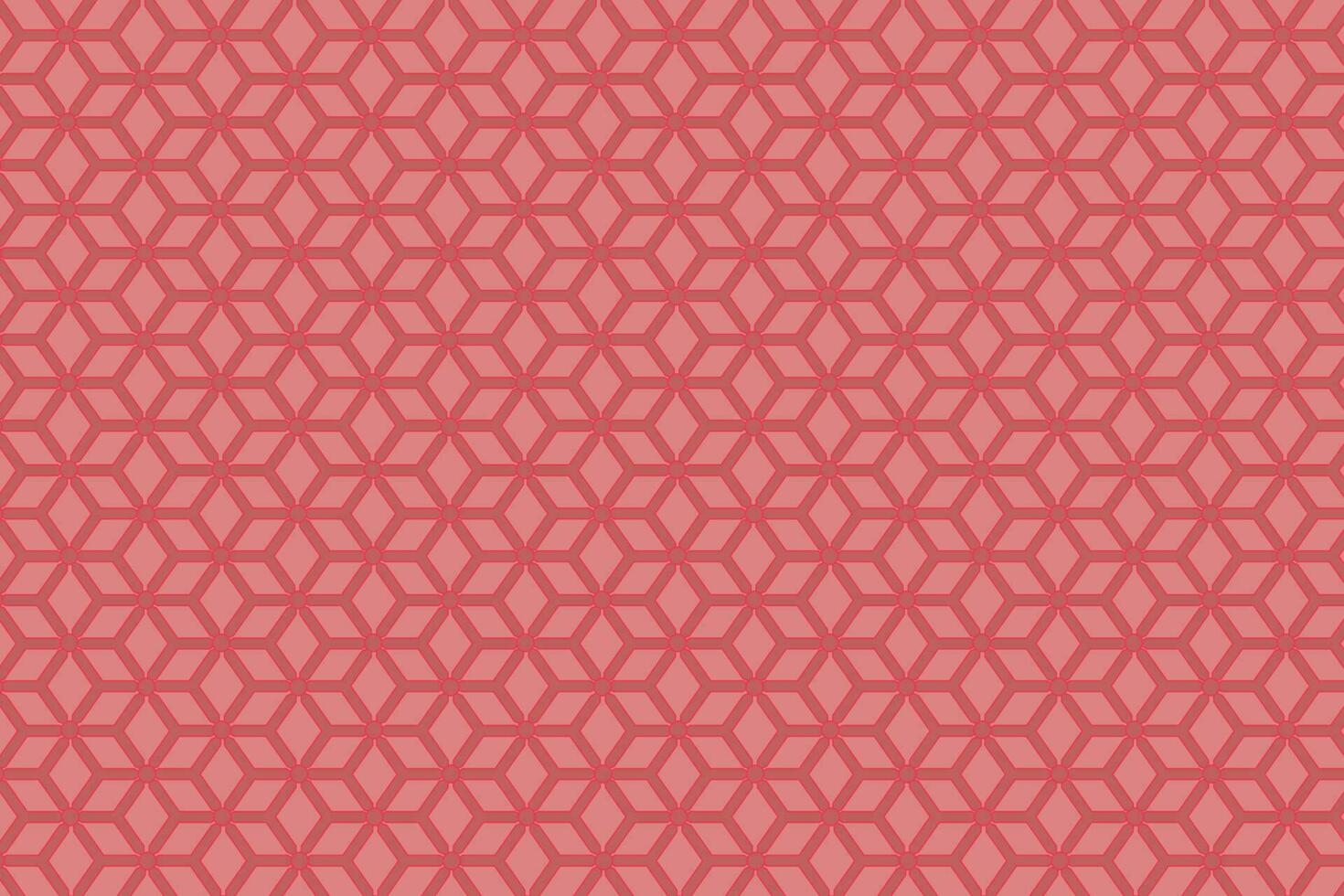 Red abstract geometric pattern, Red square pattern background, Vector lines pattern on red background