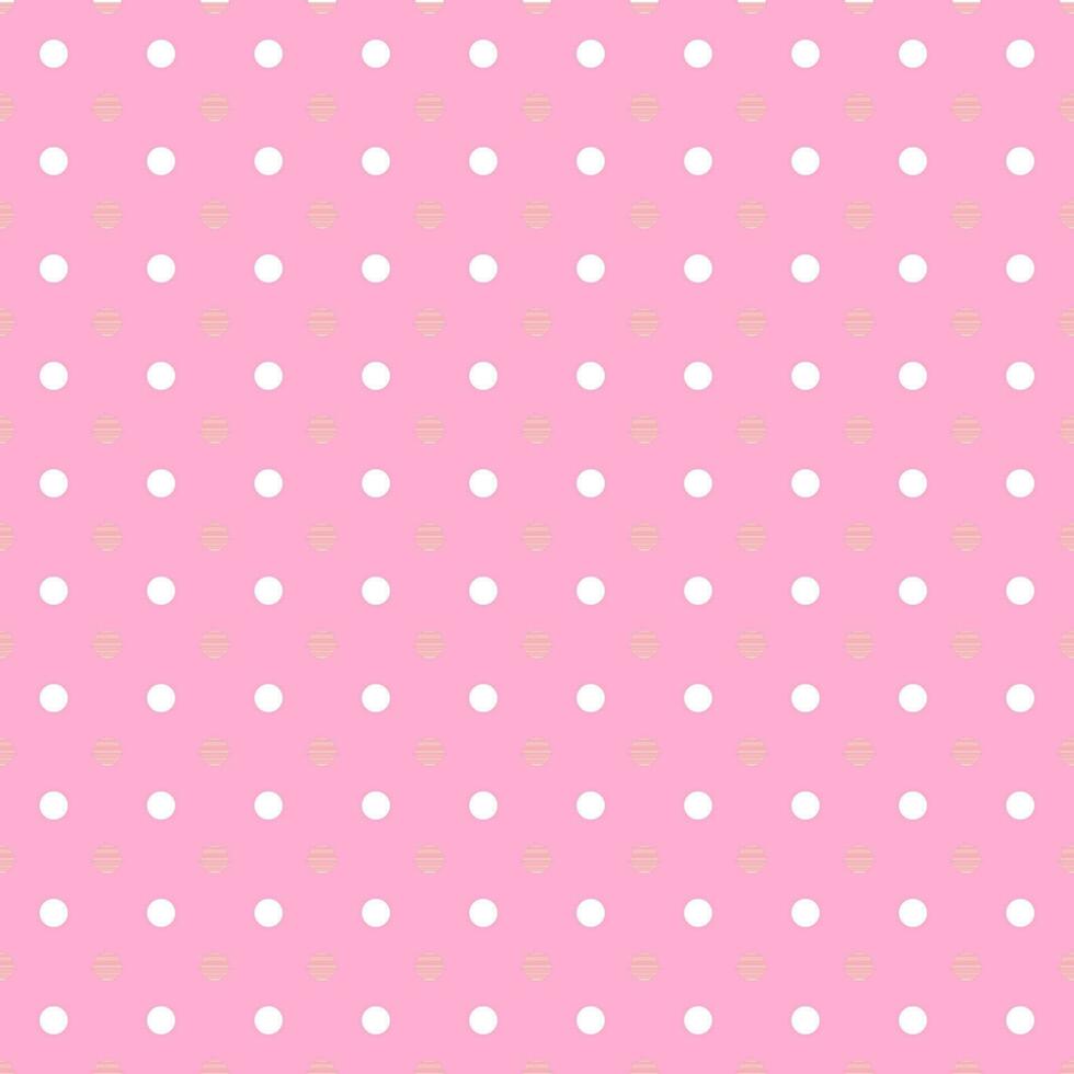 seamless polka dots pattern background vector