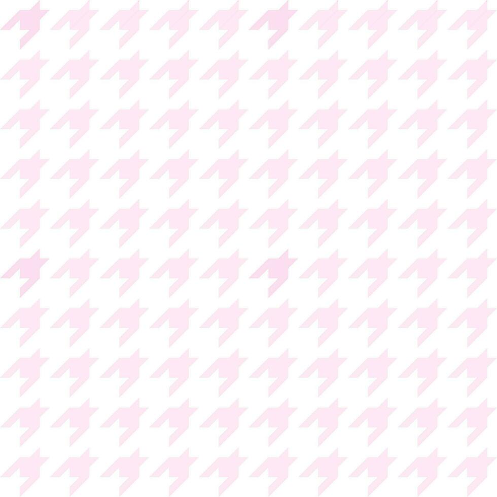 Seamless pattern with pink and white hounds tooth vector