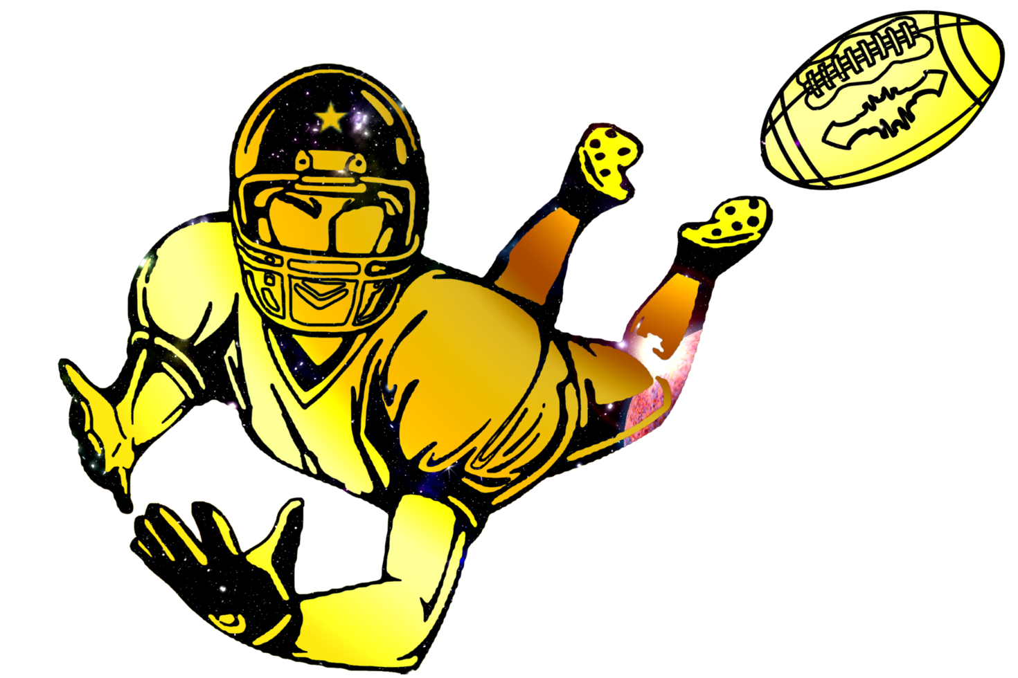 icon player football jump catch ball png
