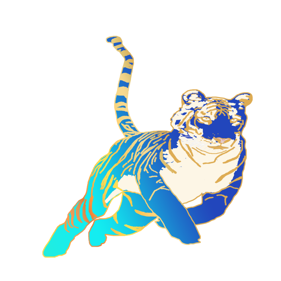 icon tiger king of the jungle png