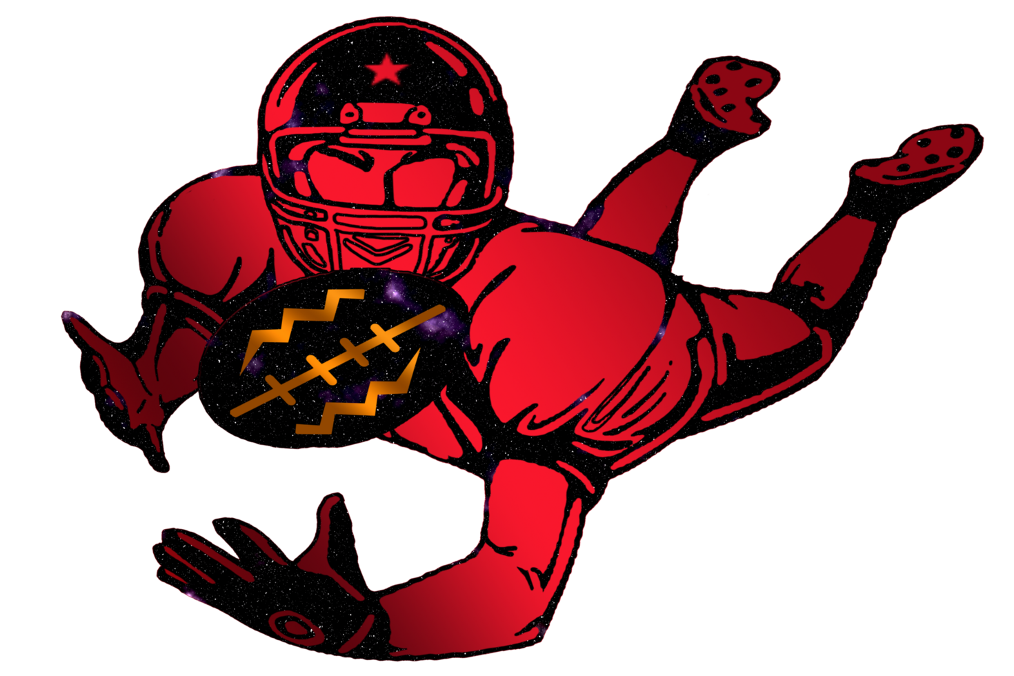icon player football jump catch ball png