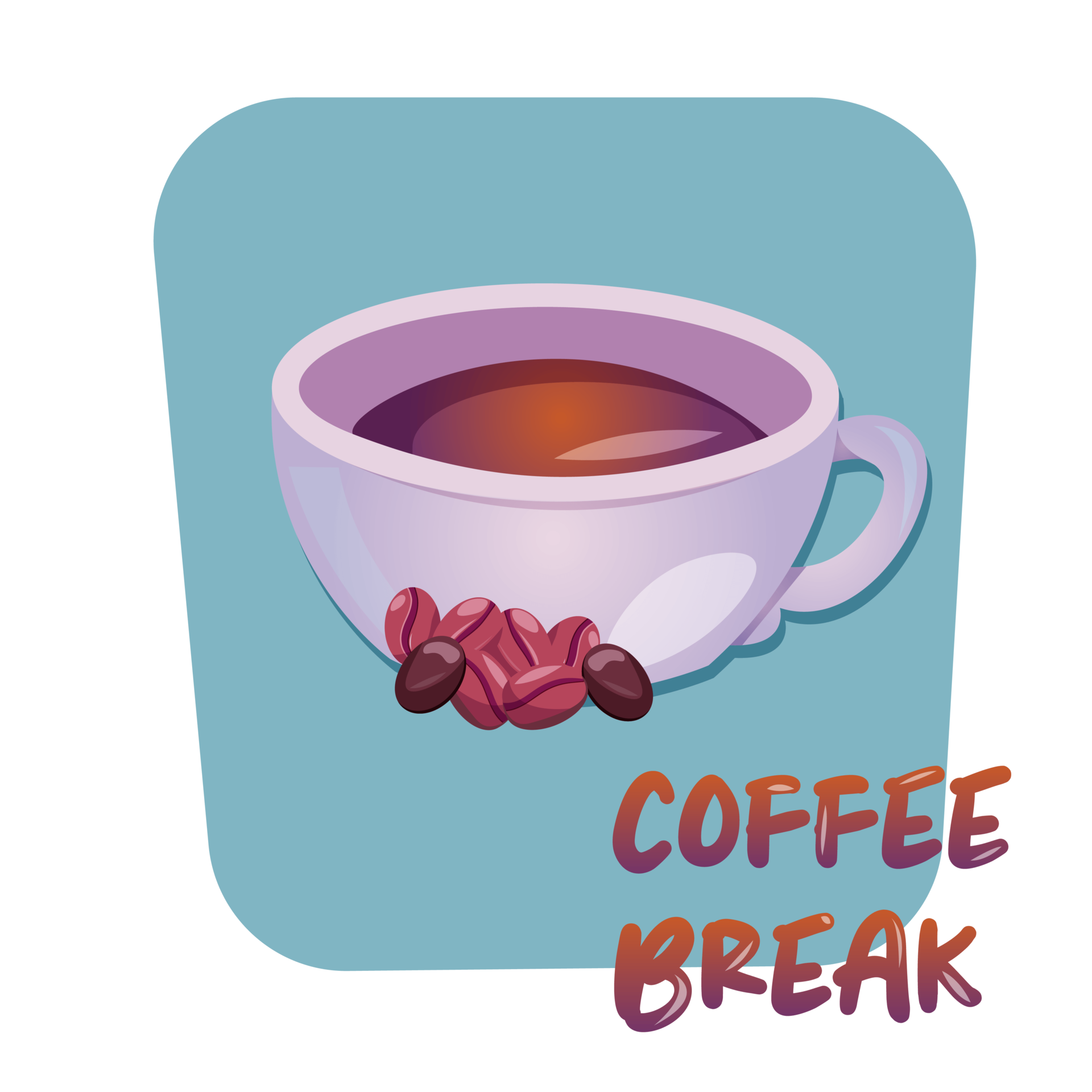 Cute Coffee Cup Sticker - Cute Coffee Cup - Discover & Share GIFs