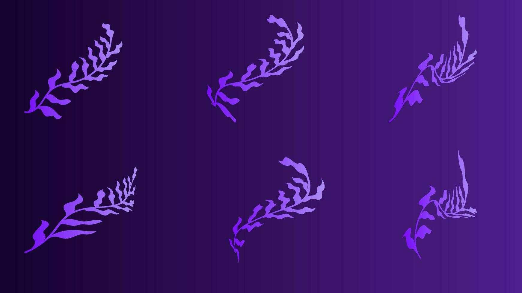 Neon Tropic Leaves Set, Vector Tropical Summer Leaf, vibrant purple template, Disco beach holidays elements collection, fluorescent colors design, paradise party illustration