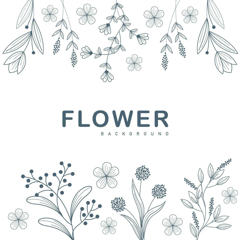 Flower Background - Flower vector