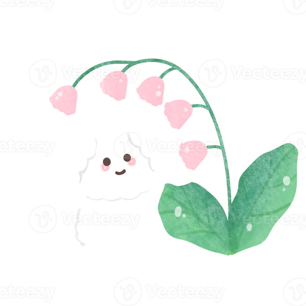 Flowers and animals elements png