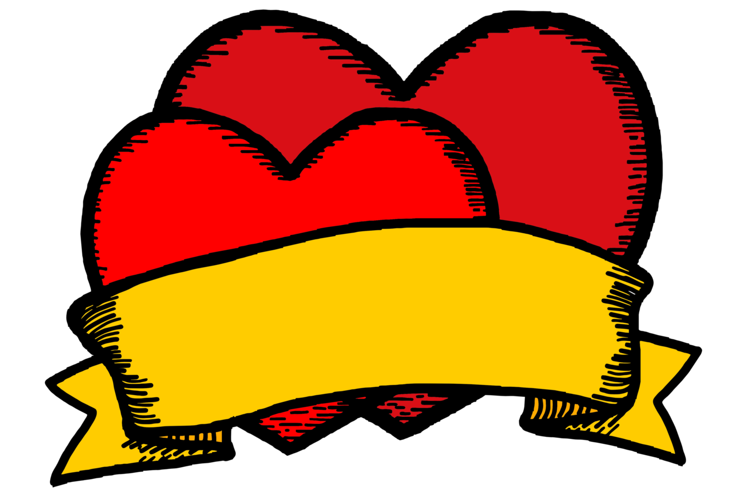 Valentine - Couple Love With Celebration Flag png
