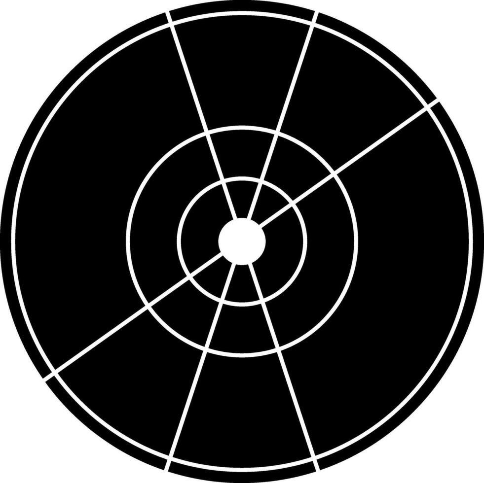 Isolated disc in flat style illustration. vector
