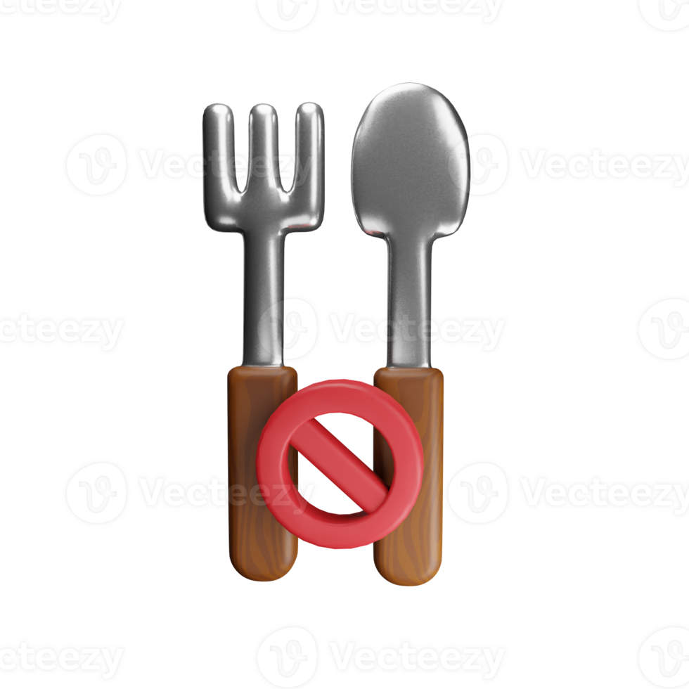 3d icon fasting day muslim object illustration concept icon render png