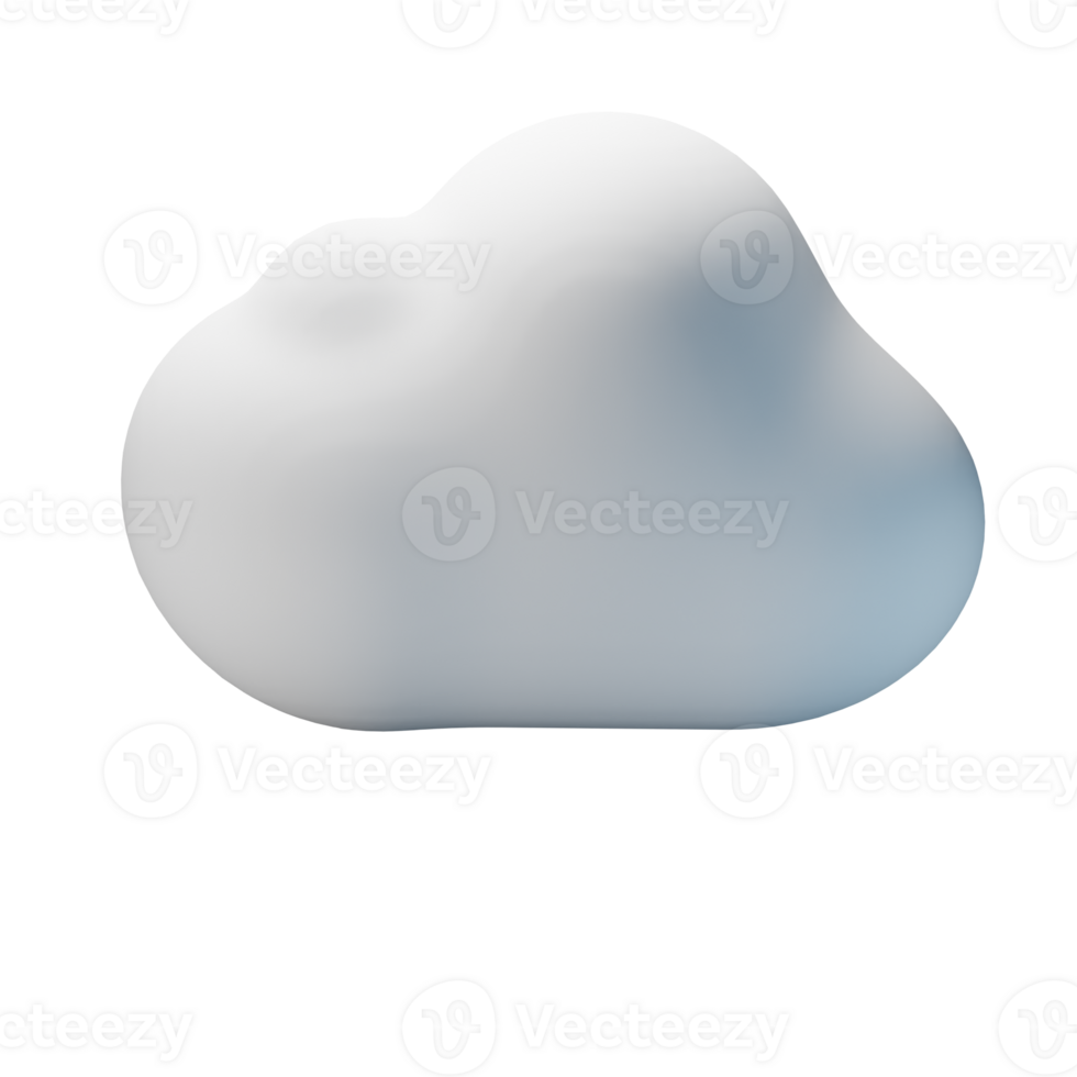 3d icon cloudy weather forecast illustration concept icon render png