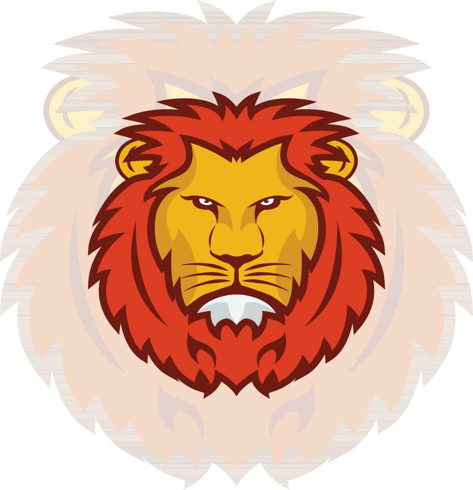 Lion Head Vector