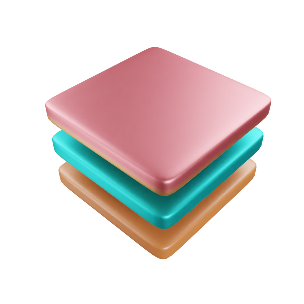 3d icon layer tool digital illustration concept icon render png