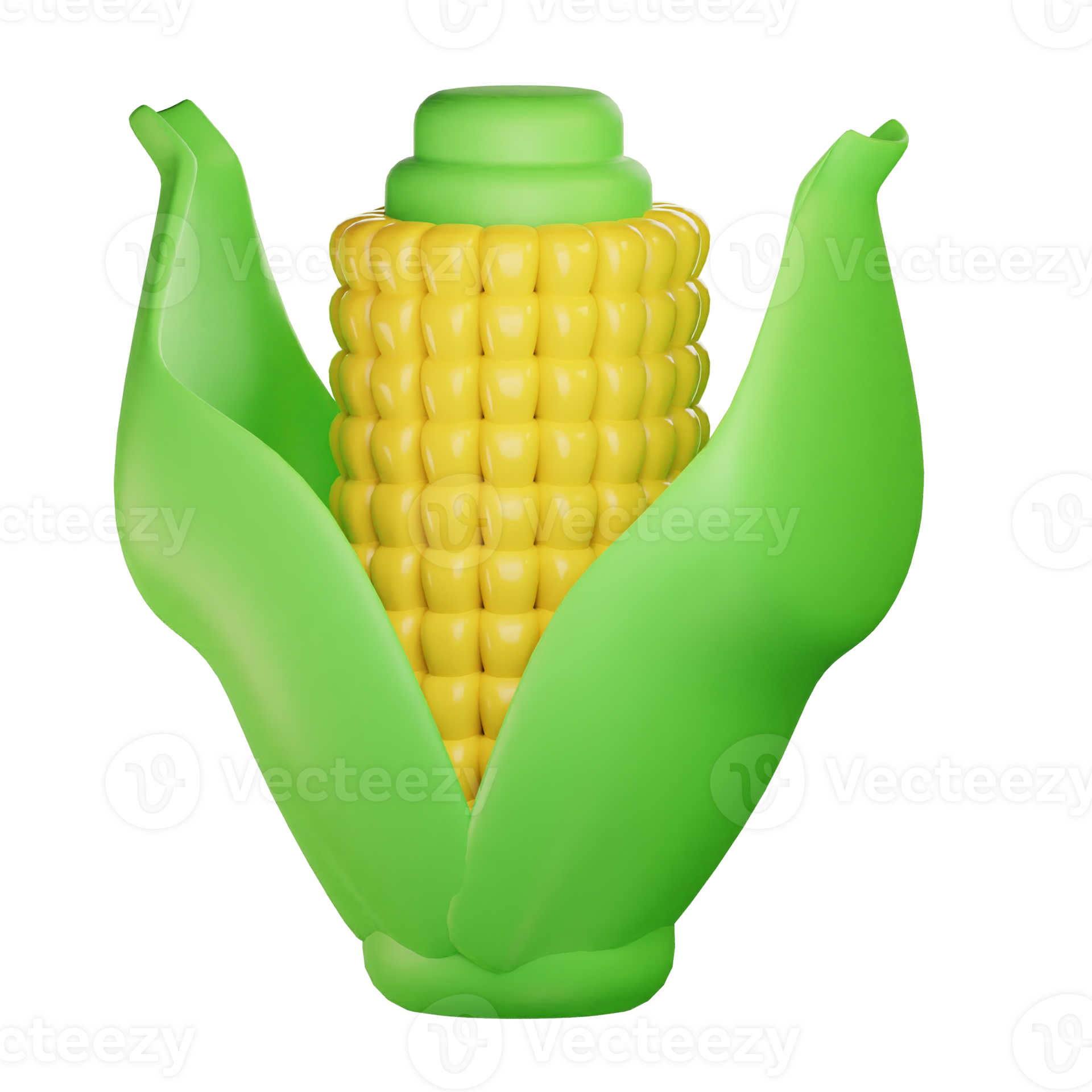 3d icon corn vegetable illustration concept icon render 24683620 PNG