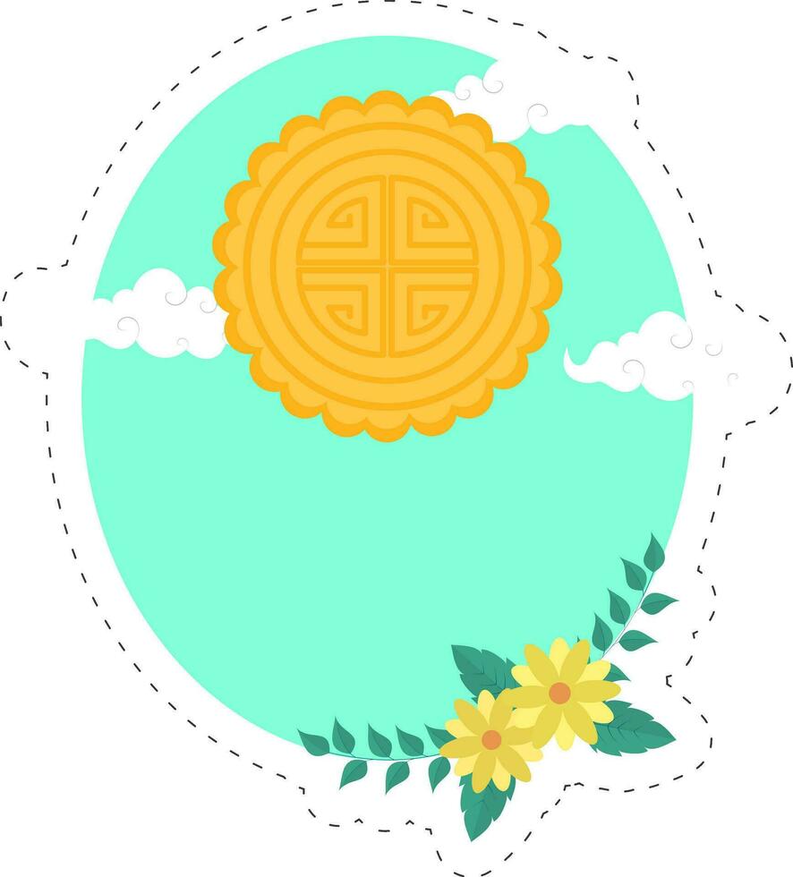 Mid Autumn Festival Icons vector