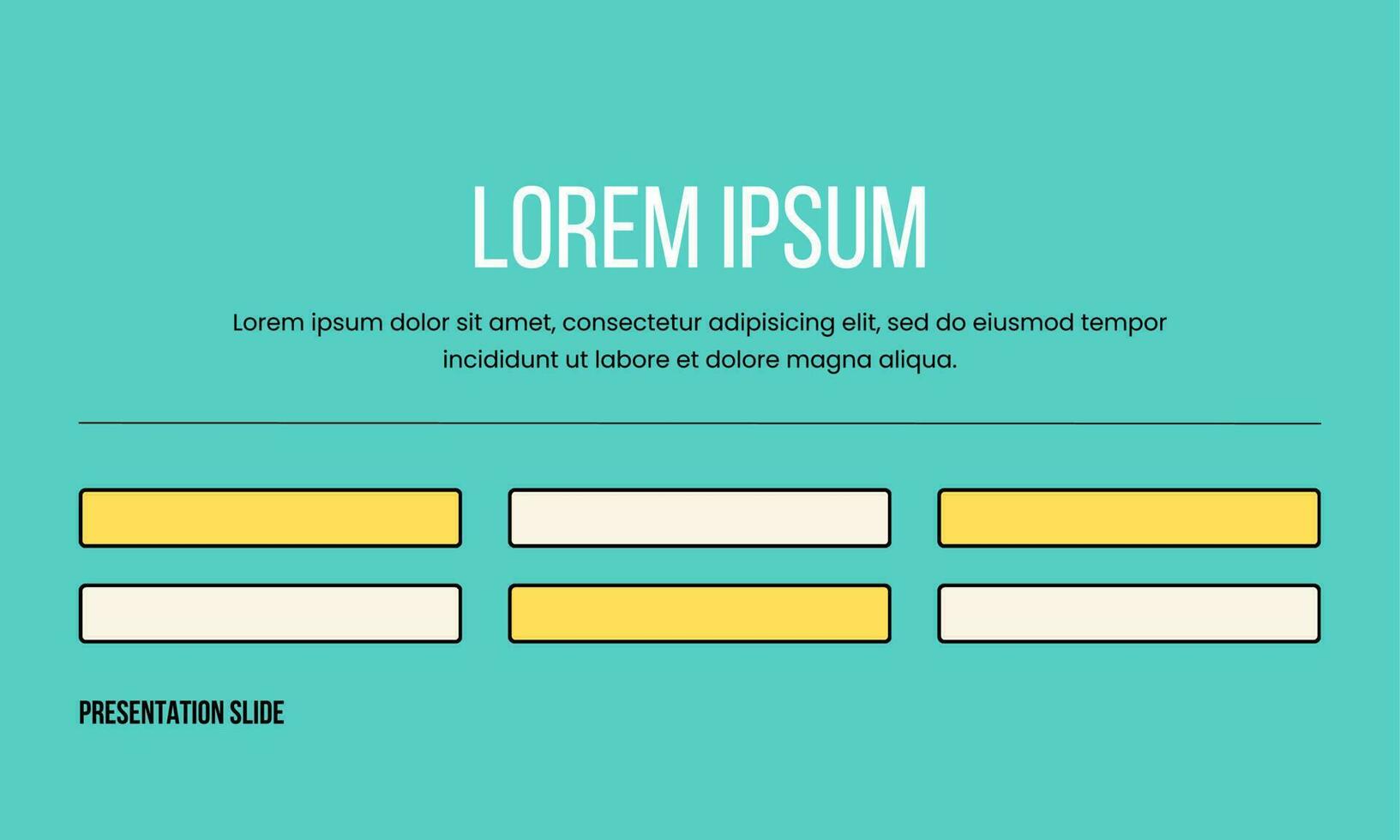 Business presentation template infographic vector design