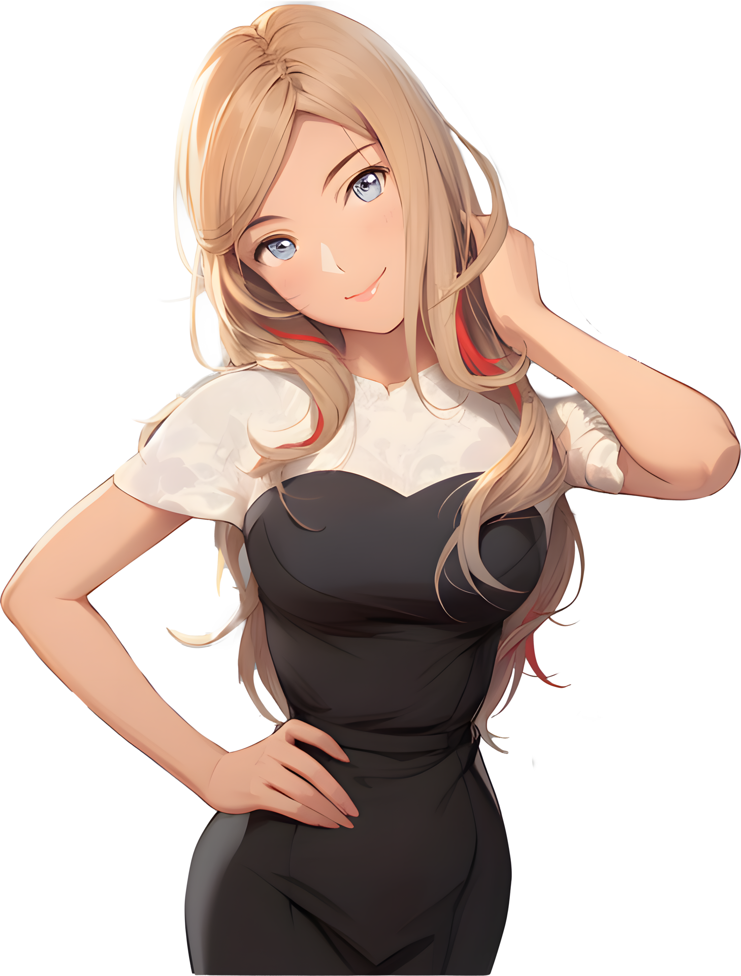 Ai Generated - Anime Girl - Transparent Background 24684165 PNG