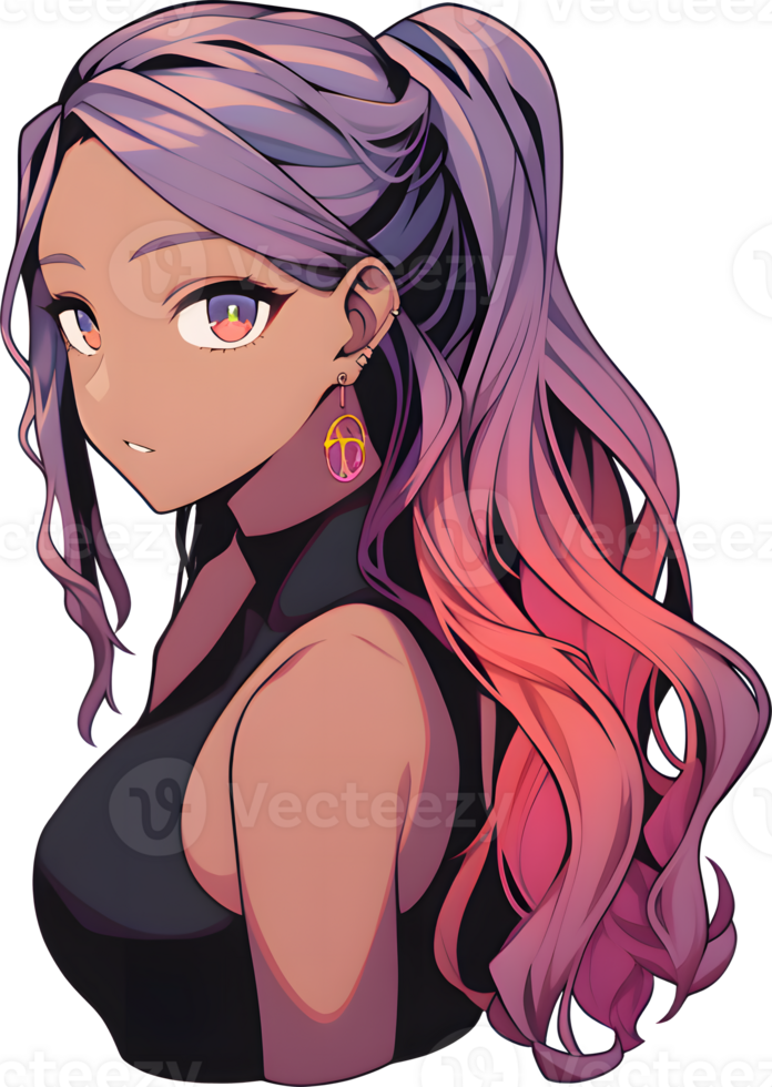 - Anime Girl - Transparent Background png