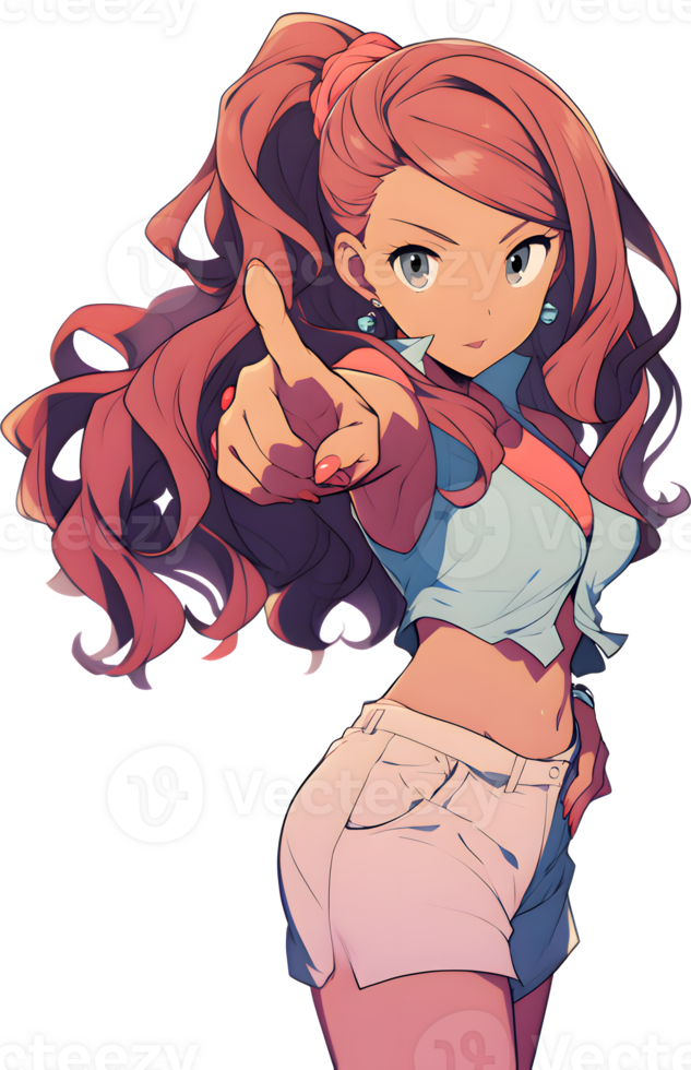 Ai Generated - Anime Girl - Transparent Background 24684165 PNG