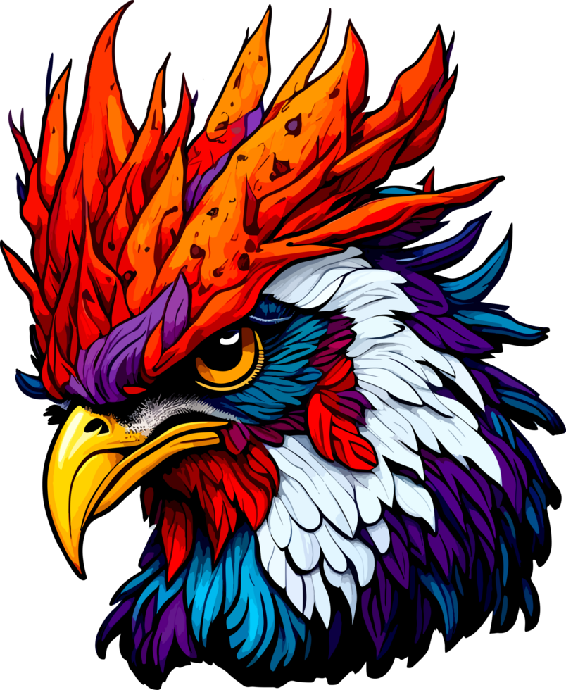 Chicken Rooster Mascot with png