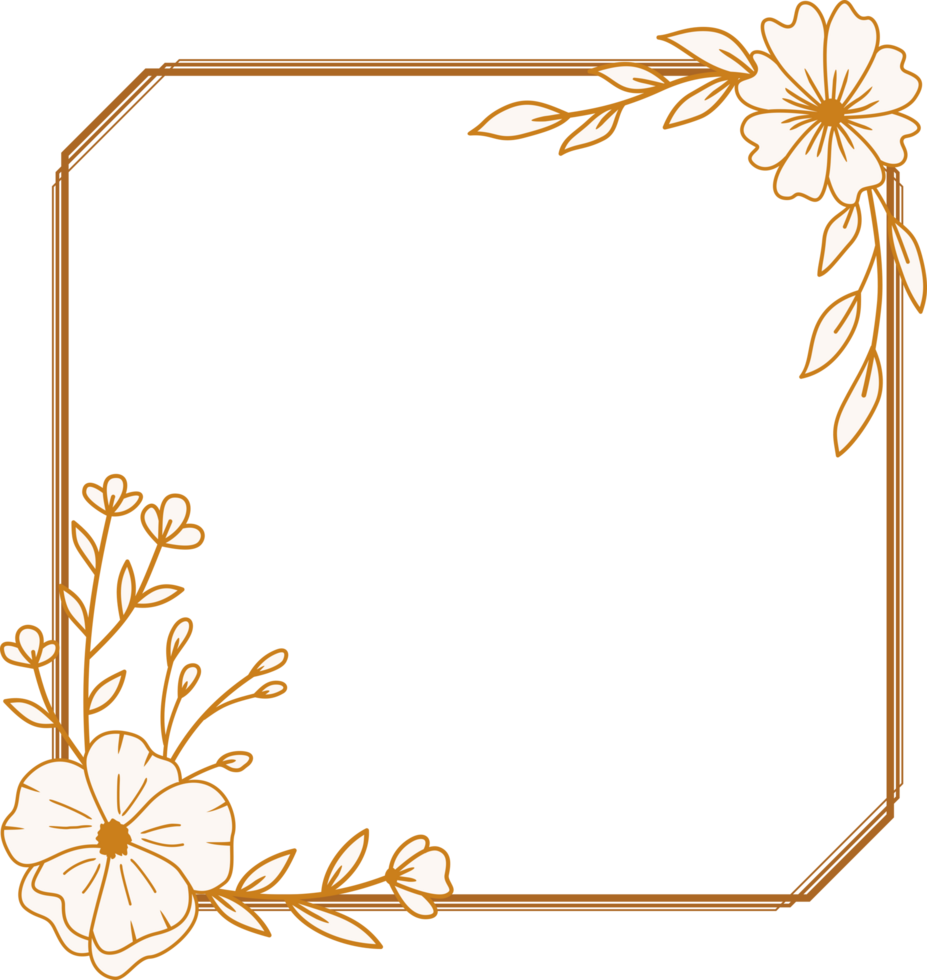 Elegantes Marcos Cuadrados