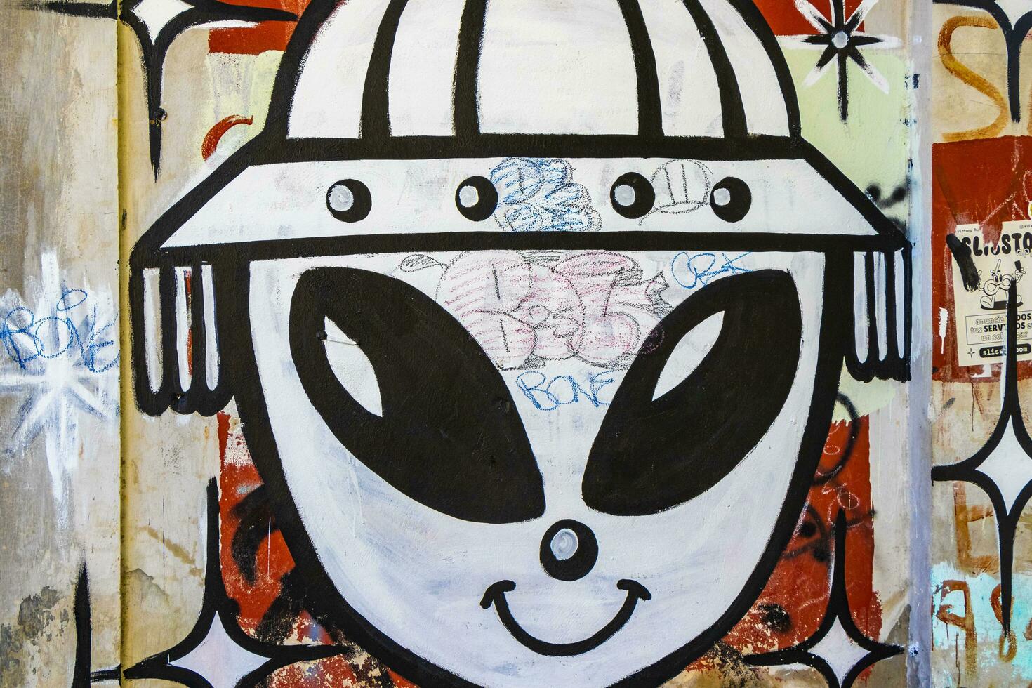 Playa del Carmen Quintana Roo Mexico 2023 Artistic walls with paintings and graffiti Playa del Carmen Mexico. photo