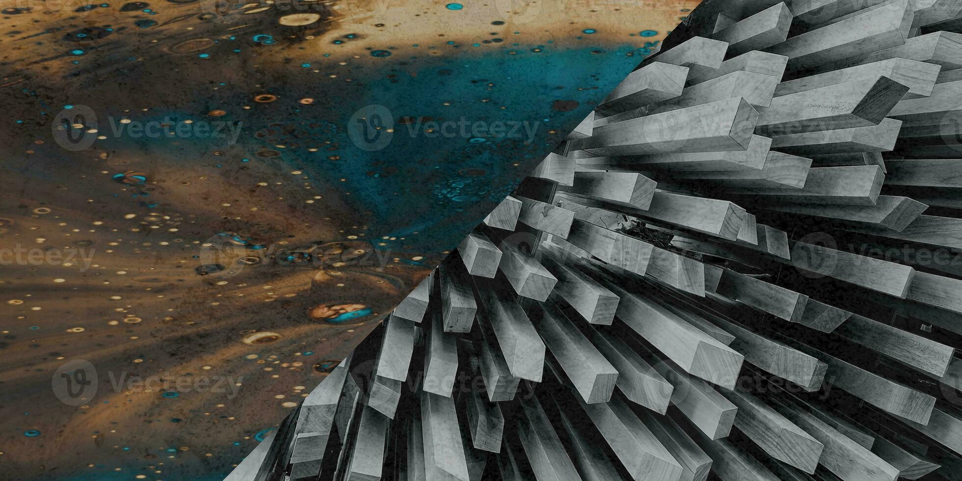 Crumpled and torn paper texture background photo
