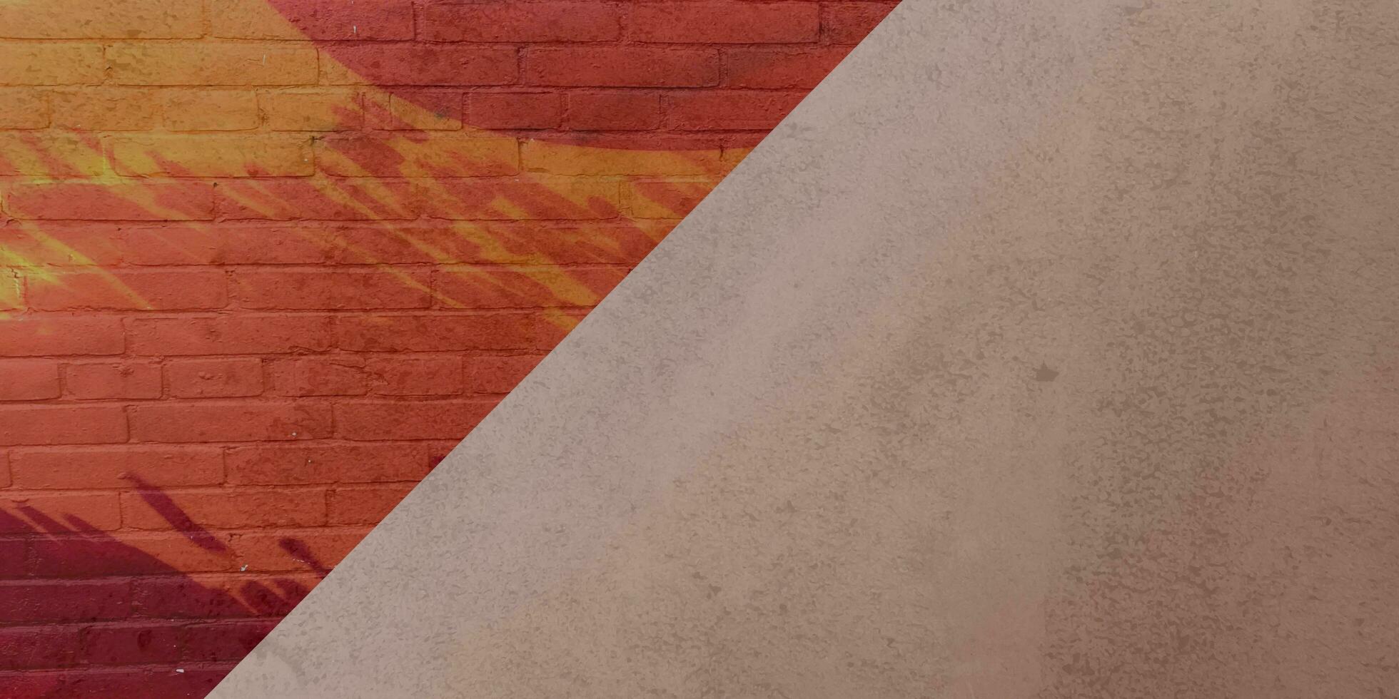 Smooth and rough plastered wall texture background photo