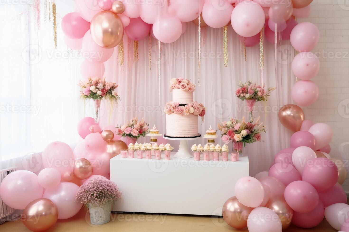 Party concept background created with technology. photo