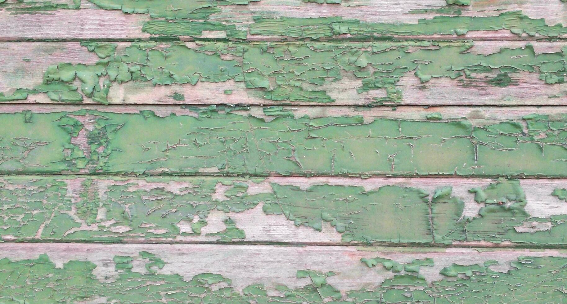 Vintage green color flat surface wood texture background. Old painted top on view wood pattern background photo