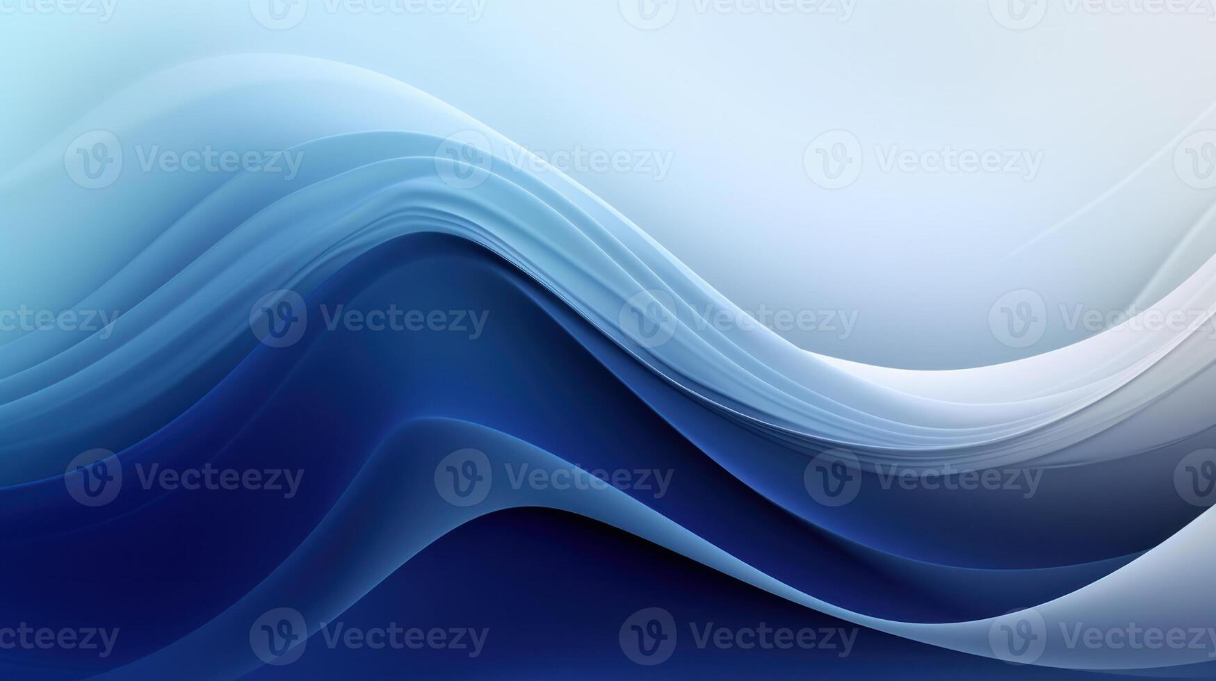 Abstract wave website wallpaper. Illustration AI Generative photo