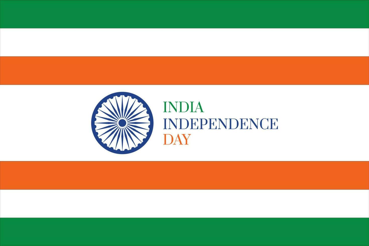 Happy independence day India Template Design good for Website banner and greeting card. vector