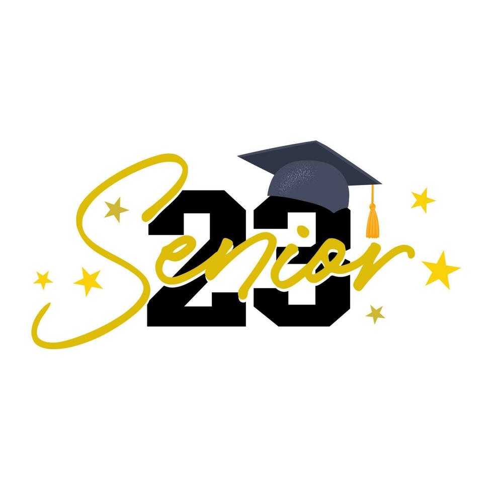 Felicidades clase de 2023. Felicidades graduados 2023 bandera. vector