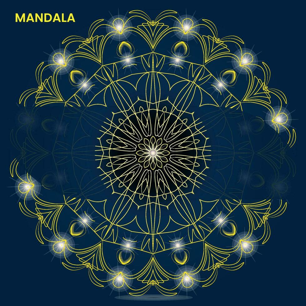 Mandala design for textile to print ready vector