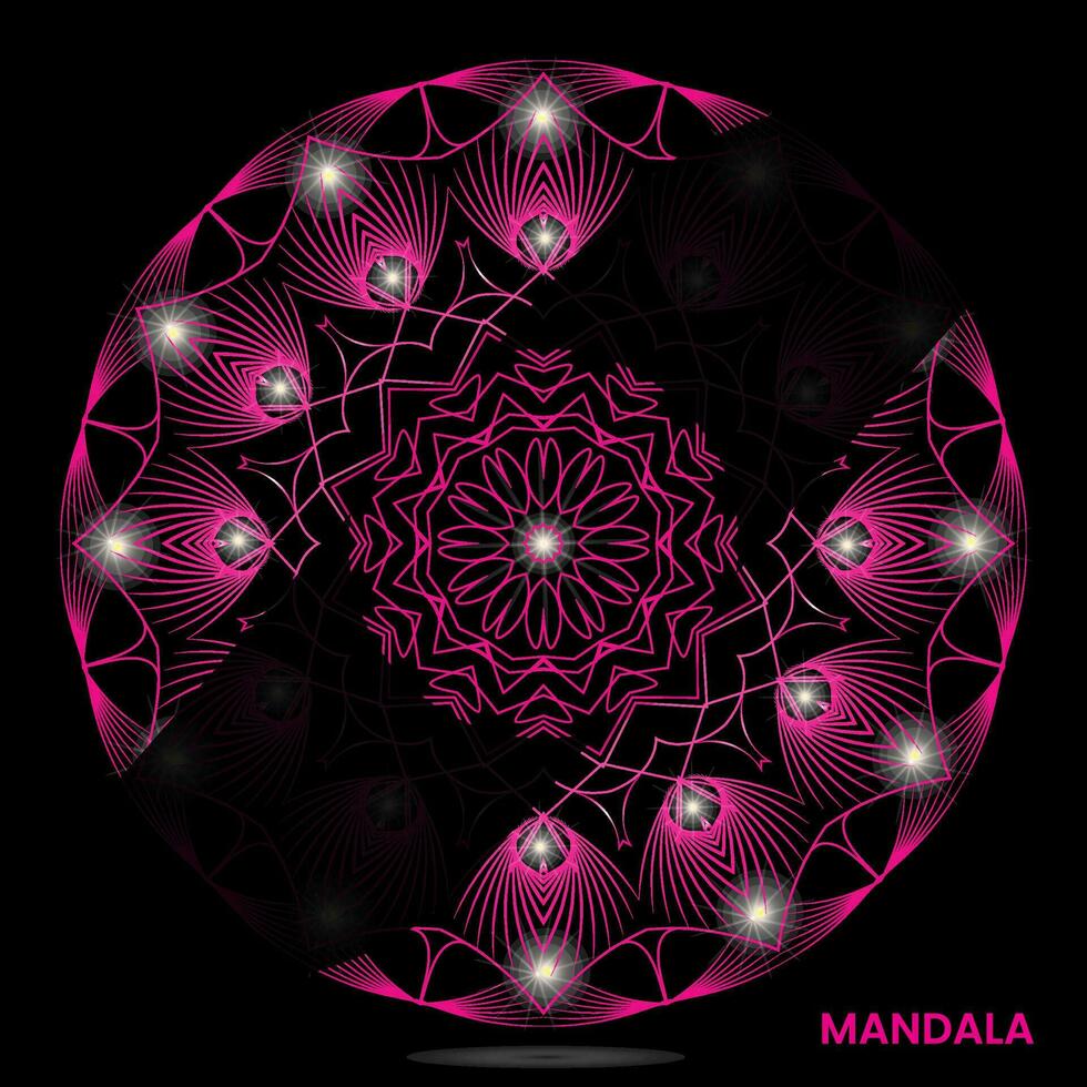 Mandala design for textile to print ready vector