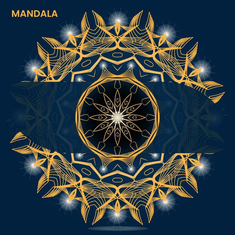 mandala diseño para textil a impresión Listo vector