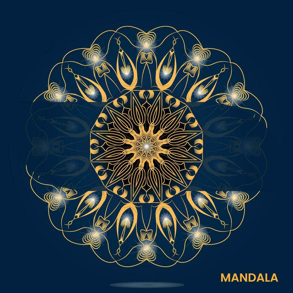 mandala diseño para textil a impresión Listo vector