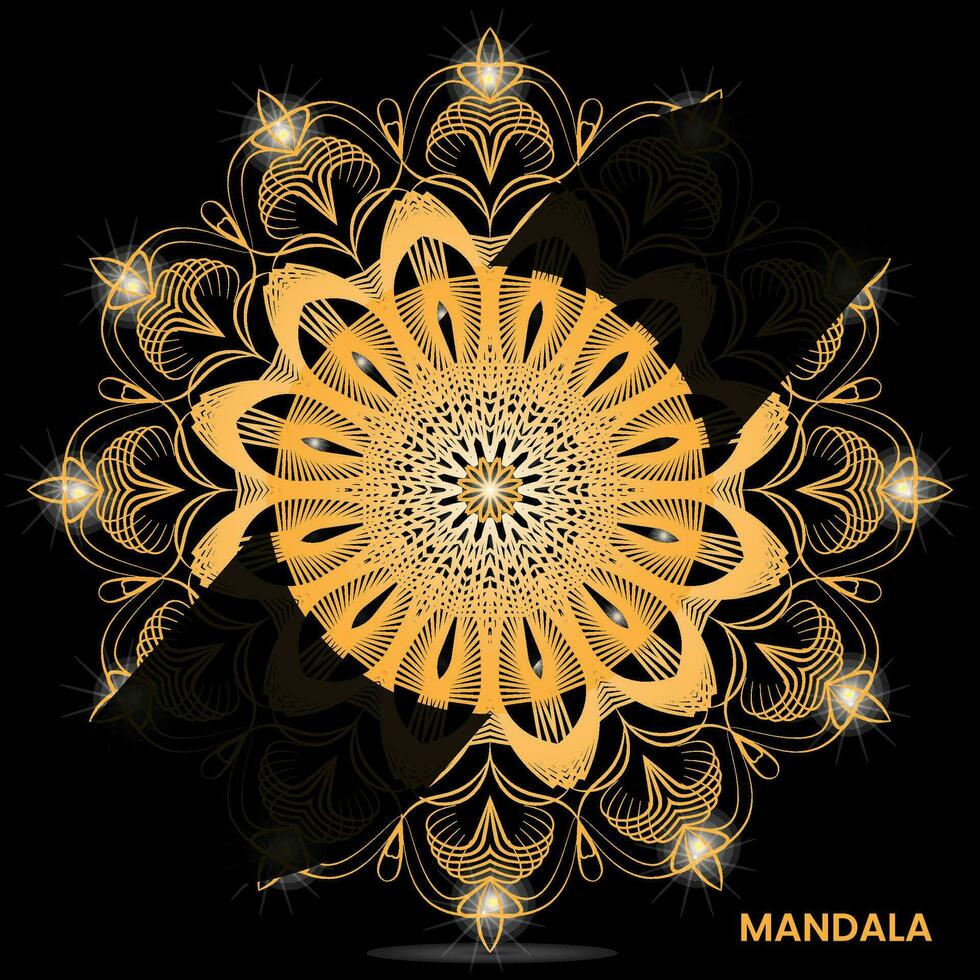 Mandala template for textile to print ready vector