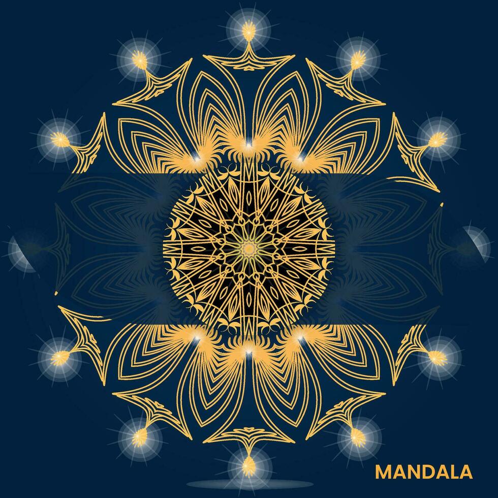 mandala diseño para textil a impresión Listo vector