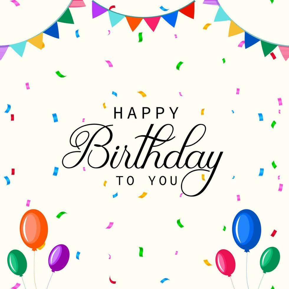 Vector happy birthday background 24691036 Vector Art at Vecteezy