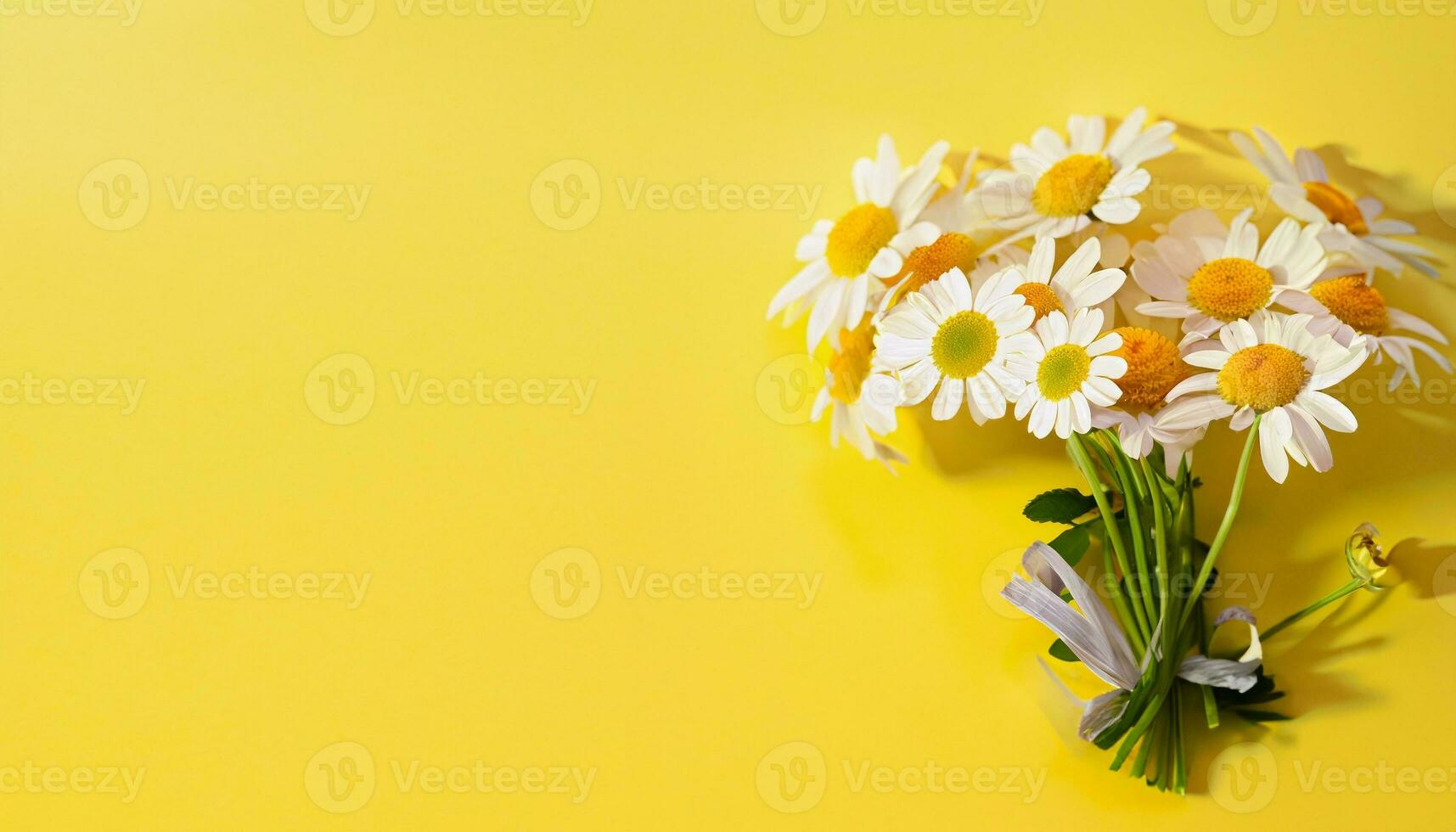 Flower with text space photo