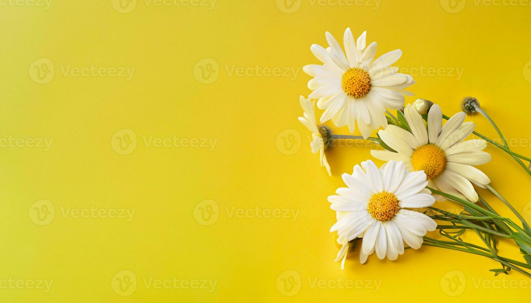 Flower with text space photo