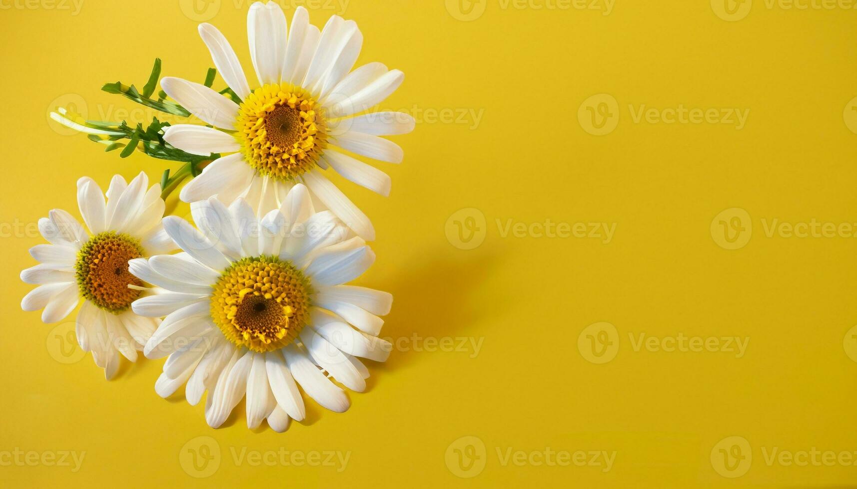 Flower with text space photo