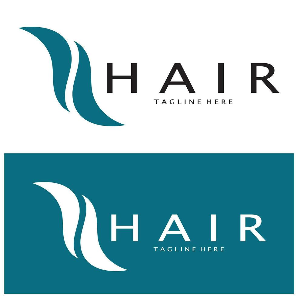 logotipo de tratamiento de cabello logotipo de trasplante de cabello, ilustración de diseño de imagen vectorial de logotipo de eliminación vector