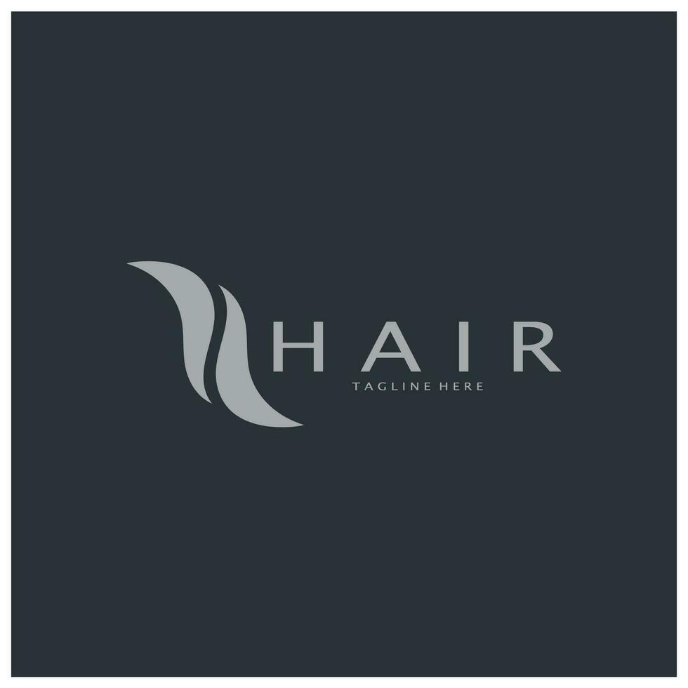 logotipo de tratamiento de cabello logotipo de trasplante de cabello, ilustración de diseño de imagen vectorial de logotipo de eliminación vector