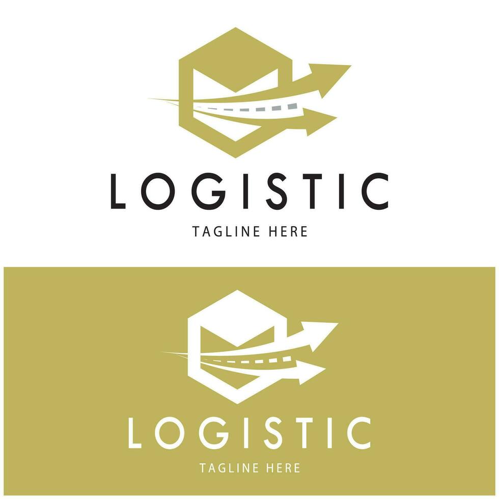 logistics logo icon illustration vector design  distribution symbol  delivery of goods  economy  finance