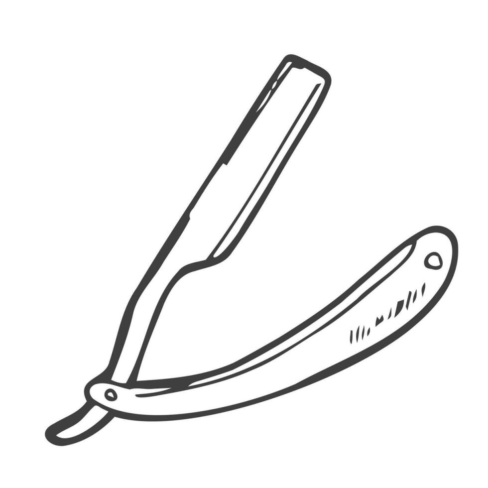 hair razor barbershop icon vector isolated. Barber concept