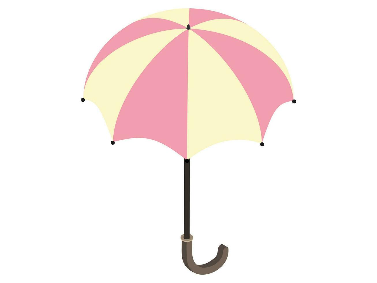 Umbrella Minimal Design Icon vector