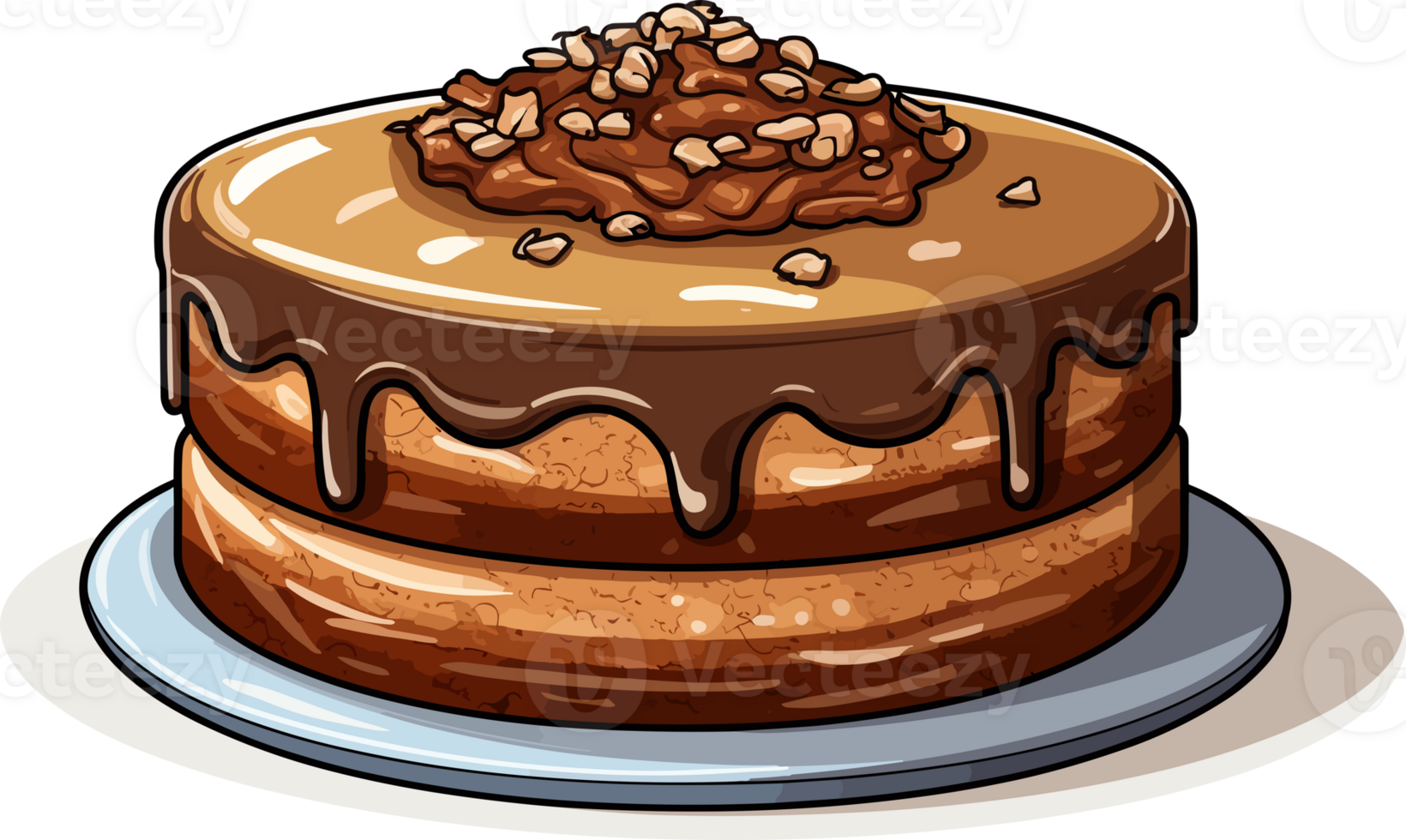 Cartoon Cake , illustration, Cute Design 24692421 PNG