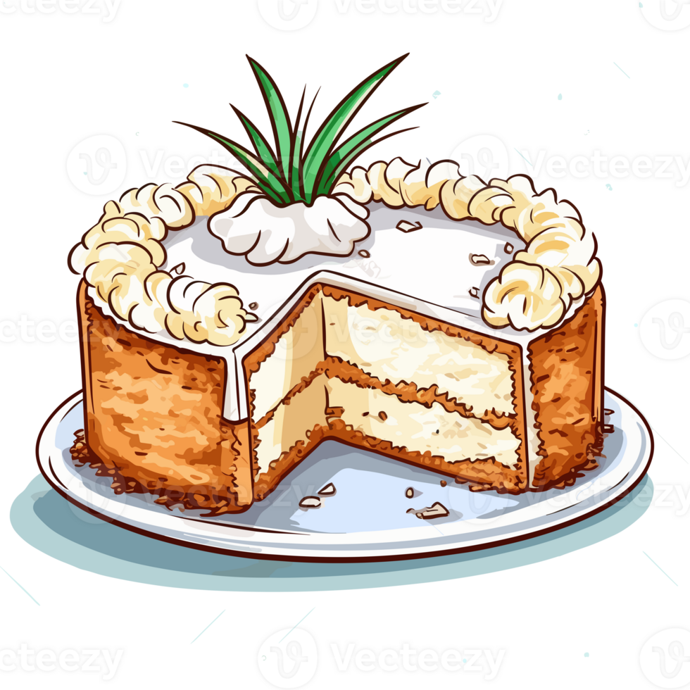 Cartoon Cake , illustration, Cute Design 24692426 PNG