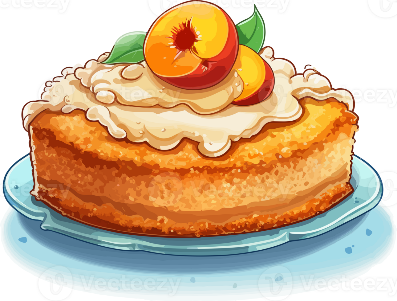 Cartoon Cake , illustration, Cute Design png